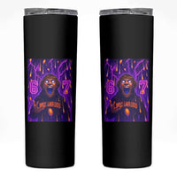 Mason 67 Meme Graphic Skinny Tumbler Glowing Eyes Devil Edit 6 7 Viral Six Seven Scream - Wonder Print Shop