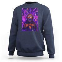 Mason 67 Meme Graphic Sweatshirt Glowing Eyes Devil Edit 6 7 Viral Six Seven Scream - Wonder Print Shop