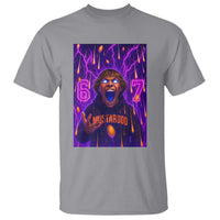 Mason 67 Meme Graphic T Shirt Glowing Eyes Devil Edit 6 7 Viral Six Seven Scream - Wonder Print Shop