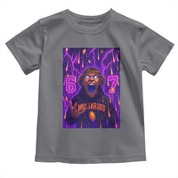 Mason 67 Meme Graphic Toddler T Shirt Glowing Eyes Devil Edit 6 7 Viral Six Seven Scream - Wonder Print Shop
