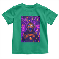 Mason 67 Meme Graphic Toddler T Shirt Glowing Eyes Devil Edit 6 7 Viral Six Seven Scream - Wonder Print Shop