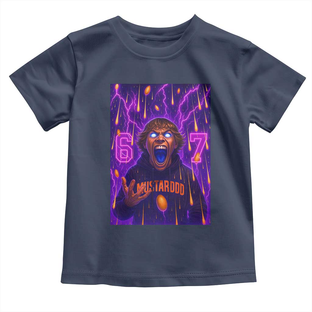 Mason 67 Meme Graphic Toddler T Shirt Glowing Eyes Devil Edit 6 7 Viral Six Seven Scream - Wonder Print Shop