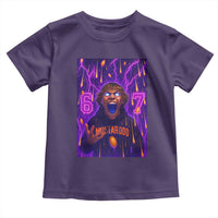 Mason 67 Meme Graphic Toddler T Shirt Glowing Eyes Devil Edit 6 7 Viral Six Seven Scream - Wonder Print Shop