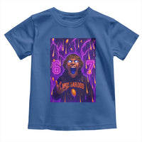 Mason 67 Meme Graphic Toddler T Shirt Glowing Eyes Devil Edit 6 7 Viral Six Seven Scream - Wonder Print Shop