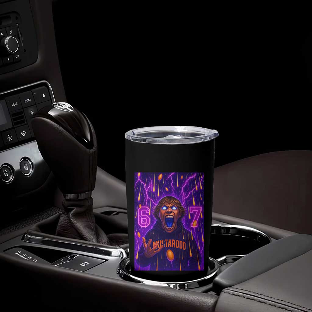 Mason 67 Meme Graphic Tumbler Cup Glowing Eyes Devil Edit 6 7 Viral Six Seven Scream - Wonder Print Shop