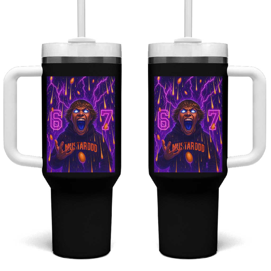 Mason 67 Meme Graphic Tumbler With Handle Glowing Eyes Devil Edit 6 7 Viral Six Seven Scream - Wonder Print Shop