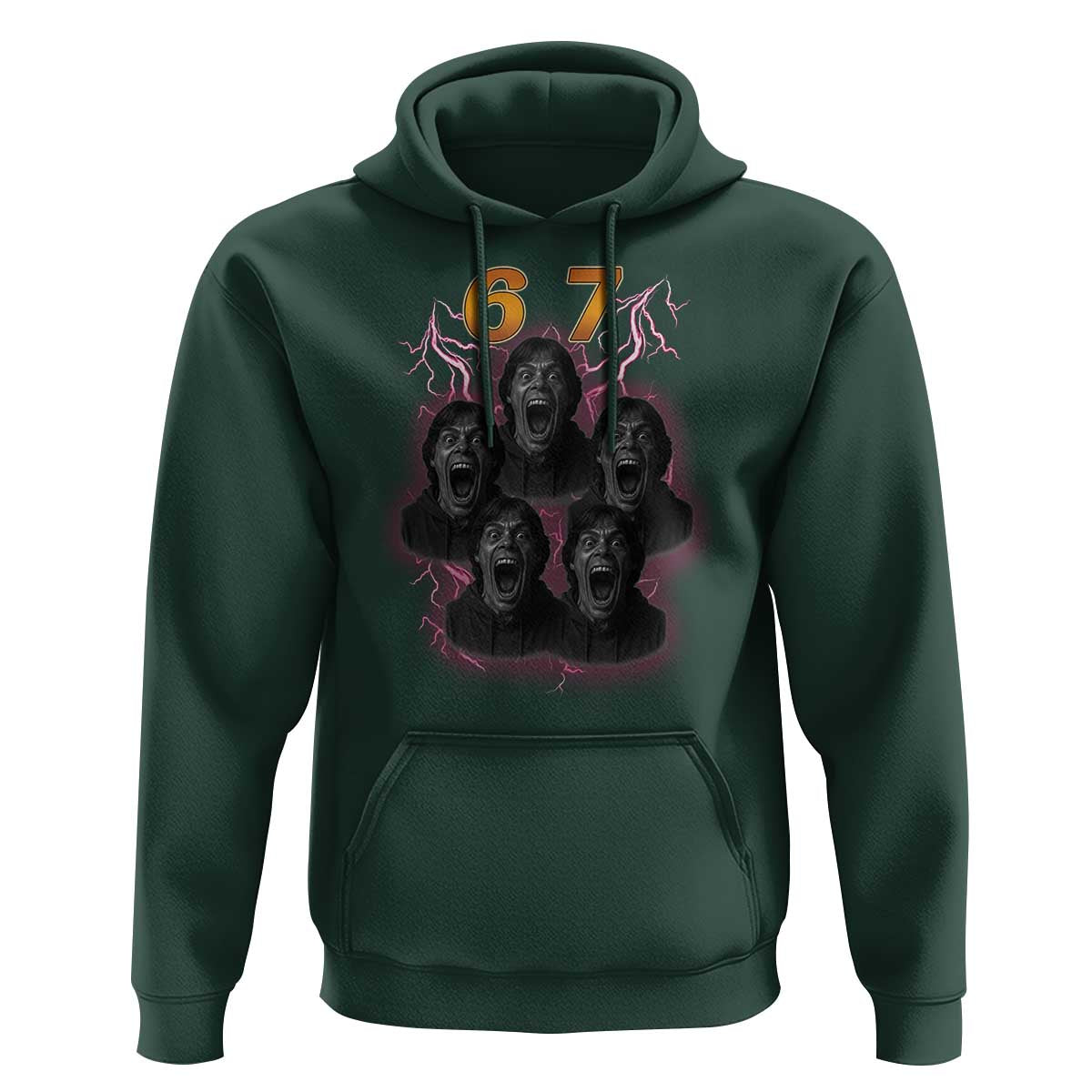 Mason 6 7 Meme Graphic Hoodie Six Seven 67 Meme Horror Edit Bootleg - Wonder Print Shop