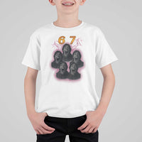 Mason 6 7 Meme Graphic T Shirt For Kid Six Seven 67 Meme Horror Edit Bootleg - Wonder Print Shop