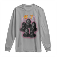 Mason 6 7 Meme Graphic Long Sleeve Shirt Six Seven 67 Meme Horror Edit Bootleg - Wonder Print Shop