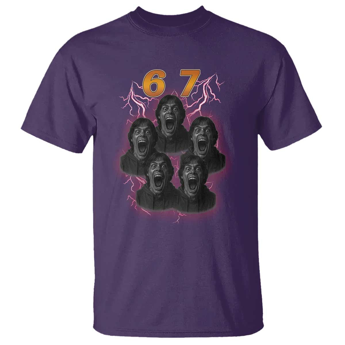 Mason 6 7 Meme Graphic T Shirt Six Seven 67 Meme Horror Edit Bootleg - Wonder Print Shop