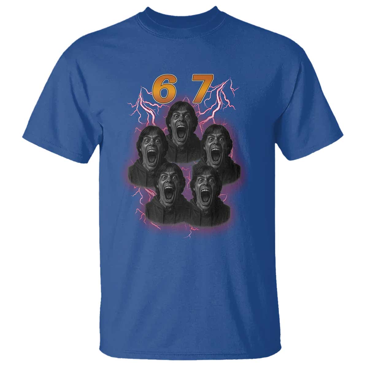 Mason 6 7 Meme Graphic T Shirt Six Seven 67 Meme Horror Edit Bootleg - Wonder Print Shop