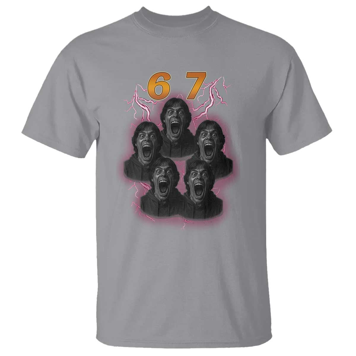 Mason 6 7 Meme Graphic T Shirt Six Seven 67 Meme Horror Edit Bootleg - Wonder Print Shop