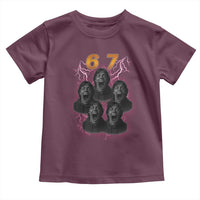 Mason 6 7 Meme Graphic Toddler T Shirt Six Seven 67 Meme Horror Edit Bootleg - Wonder Print Shop