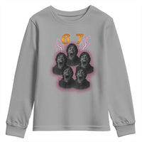 Mason 6 7 Meme Graphic Youth Sweatshirt Six Seven 67 Meme Horror Edit Bootleg - Wonder Print Shop
