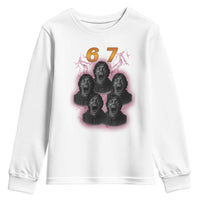 Mason 6 7 Meme Graphic Youth Sweatshirt Six Seven 67 Meme Horror Edit Bootleg - Wonder Print Shop