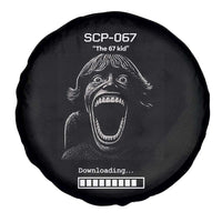 SCP 67 Mason The 6 7 Kid Meme Spare Tire Cover Six Seven Boy Horror Edit - Wonder Print Shop