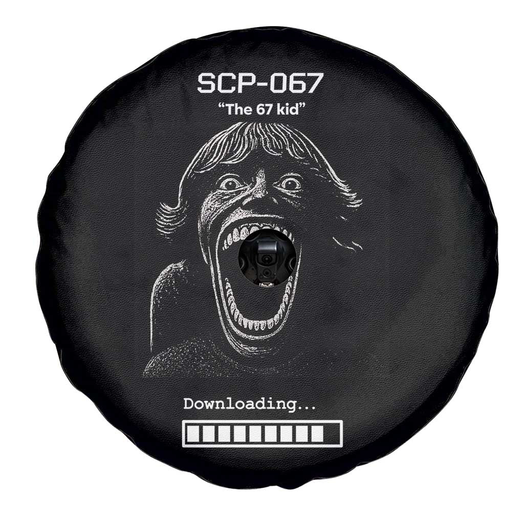 SCP 67 Mason The 6 7 Kid Meme Spare Tire Cover Six Seven Boy Horror Edit - Wonder Print Shop