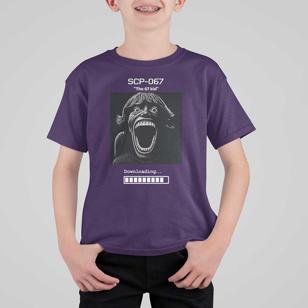 SCP 67 Mason The 6 7 Kid Meme T Shirt For Kid Six Seven Boy Horror Edit - Wonder Print Shop