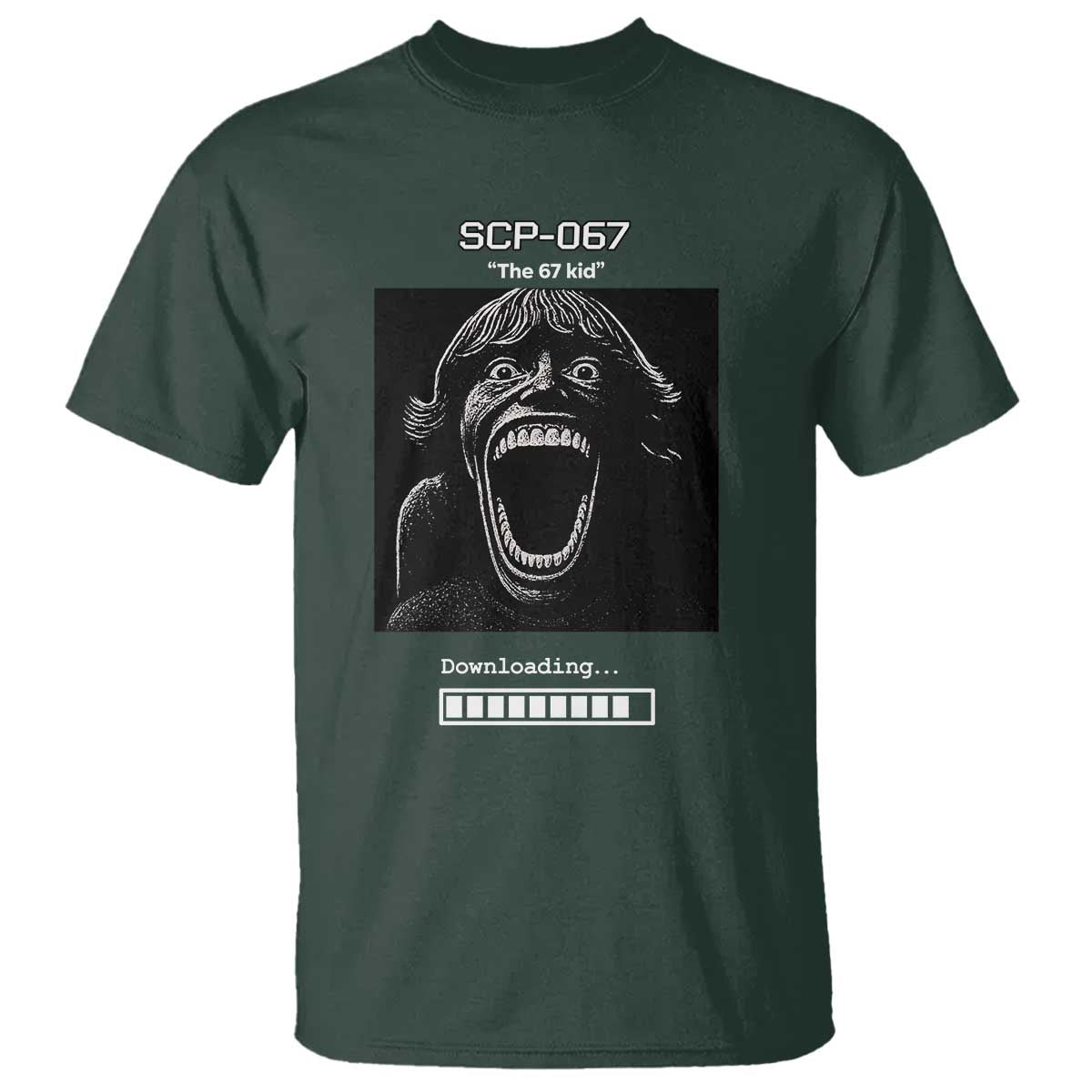 SCP 67 Mason The 6 7 Kid Meme T Shirt Six Seven Boy Horror Edit - Wonder Print Shop