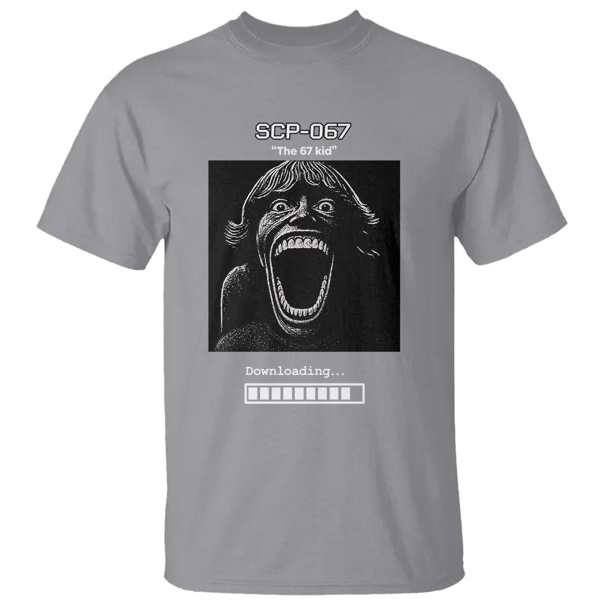 SCP 67 Mason The 6 7 Kid Meme T Shirt Six Seven Boy Horror Edit - Wonder Print Shop