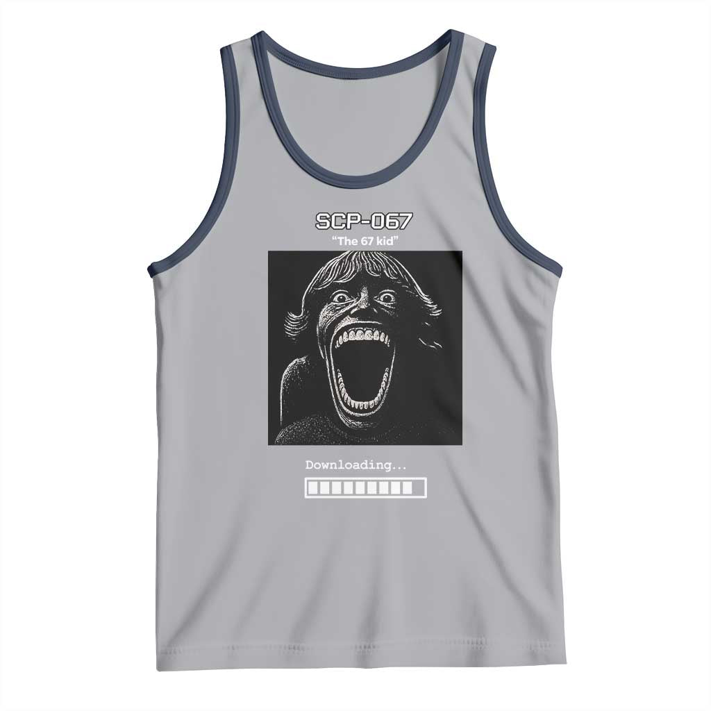 SCP 67 Mason The 6 7 Kid Meme Tank Top Six Seven Boy Horror Edit - Wonder Print Shop
