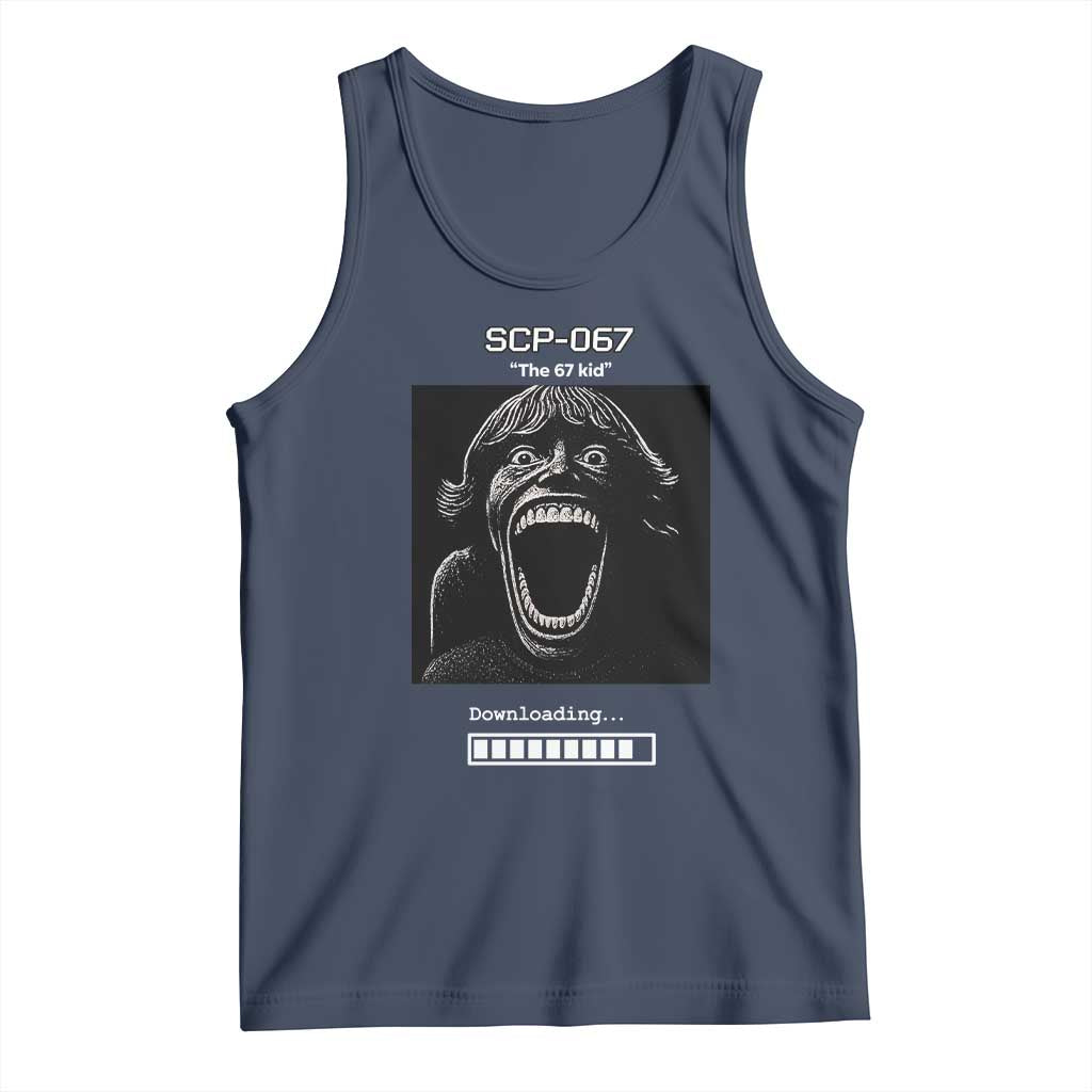 SCP 67 Mason The 6 7 Kid Meme Tank Top Six Seven Boy Horror Edit - Wonder Print Shop