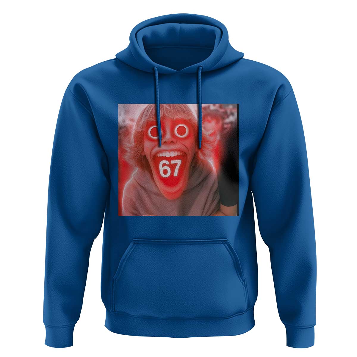 67 Mason Kid Glitchcore Graphic Hoodie Screaming Boy Six Seven Viral Meme Devil Edit - Wonder Print Shop