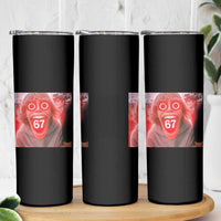 67 Mason Kid Glitchcore Graphic Skinny Tumbler Screaming Boy Six Seven Viral Meme Devil Edit - Wonder Print Shop