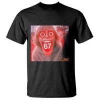 67 Mason Kid Glitchcore Graphic T Shirt Screaming Boy Six Seven Viral Meme Devil Edit - Wonder Print Shop