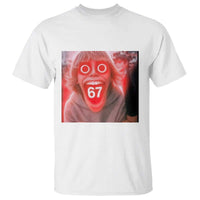 67 Mason Kid Glitchcore Graphic T Shirt Screaming Boy Six Seven Viral Meme Devil Edit - Wonder Print Shop