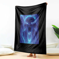 Six Seven Energy Overload Graphic Throw Blanket 67 Mason Kid Analog Horror Meme - Wonder Print Shop