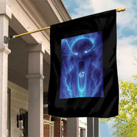 Six Seven Energy Overload Graphic Garden Flag 67 Mason Kid Analog Horror Meme - Wonder Print Shop