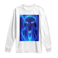 Six Seven Energy Overload Graphic Long Sleeve Shirt 67 Mason Kid Analog Horror Meme - Wonder Print Shop
