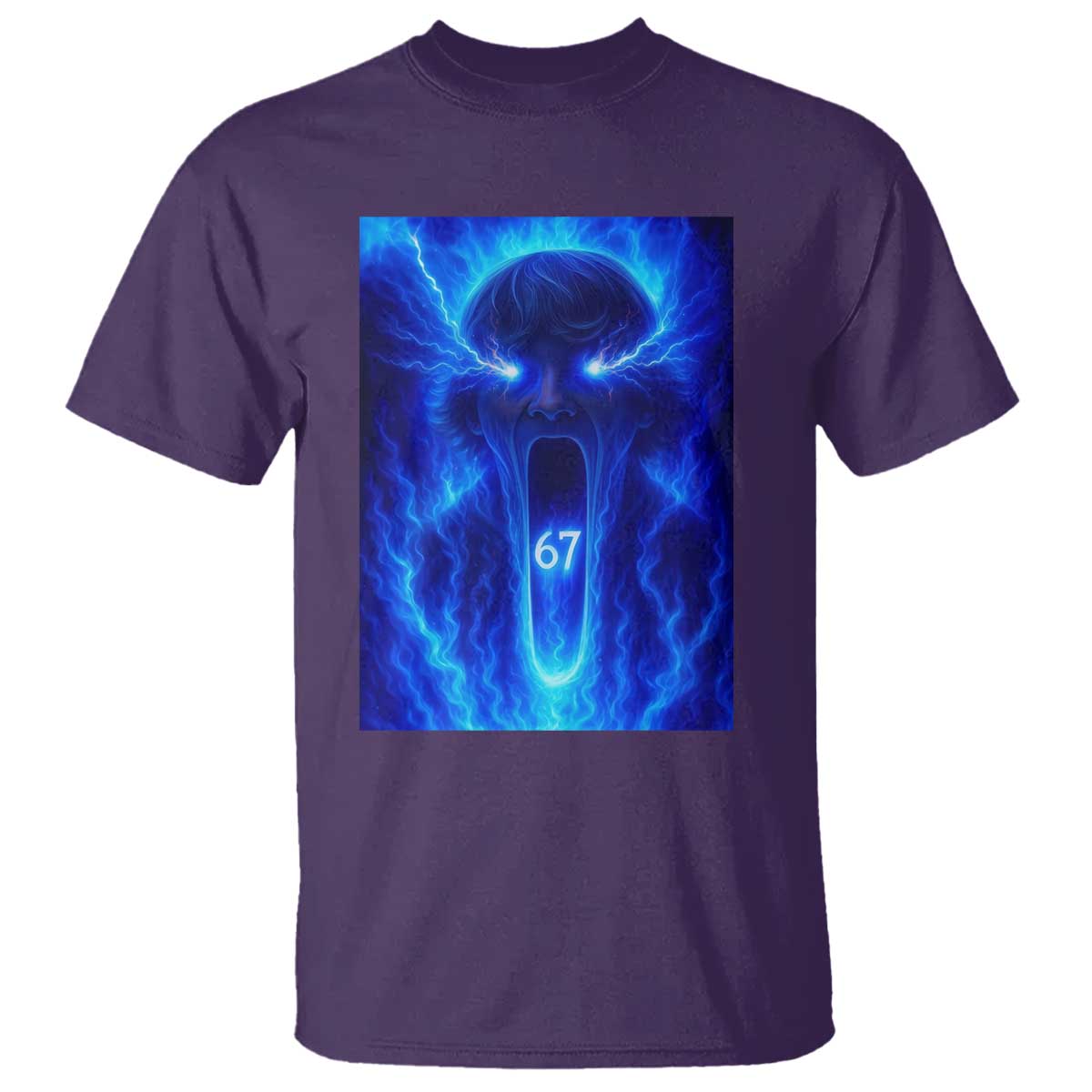 Six Seven Energy Overload Graphic T Shirt 67 Mason Kid Analog Horror Meme - Wonder Print Shop