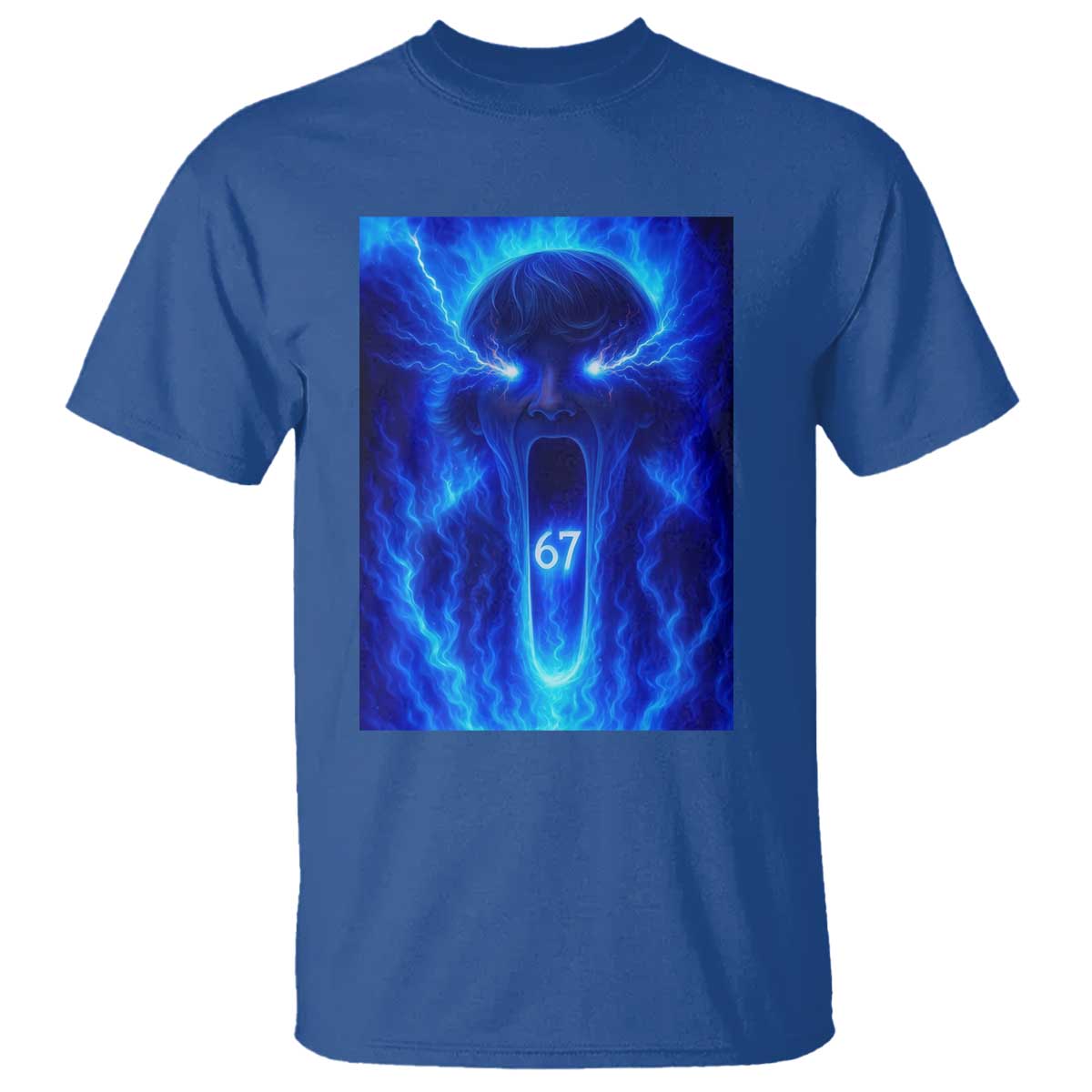 Six Seven Energy Overload Graphic T Shirt 67 Mason Kid Analog Horror Meme - Wonder Print Shop