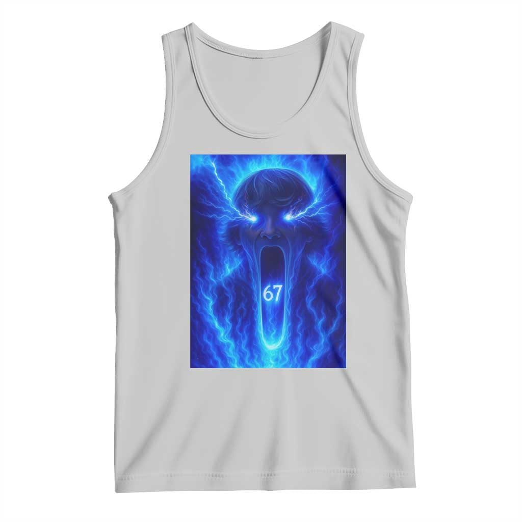 Six Seven Energy Overload Graphic Tank Top 67 Mason Kid Analog Horror Meme - Wonder Print Shop
