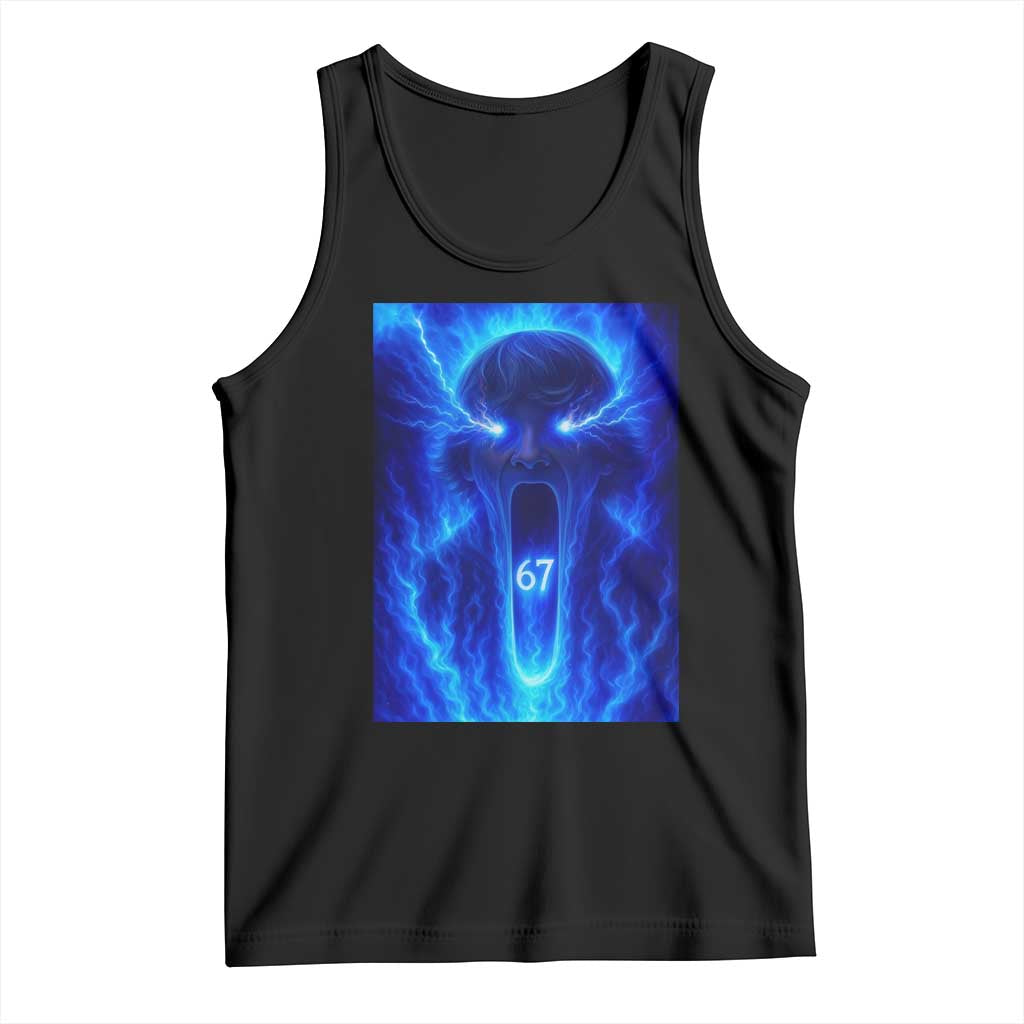 Six Seven Energy Overload Graphic Tank Top 67 Mason Kid Analog Horror Meme - Wonder Print Shop