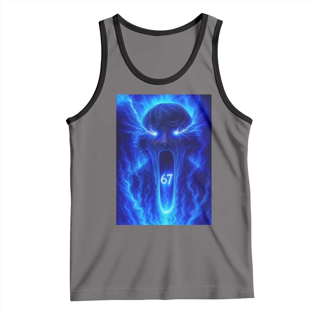 Six Seven Energy Overload Graphic Tank Top 67 Mason Kid Analog Horror Meme - Wonder Print Shop