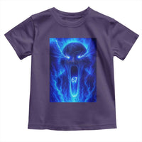 Six Seven Energy Overload Graphic Toddler T Shirt 67 Mason Kid Analog Horror Meme - Wonder Print Shop