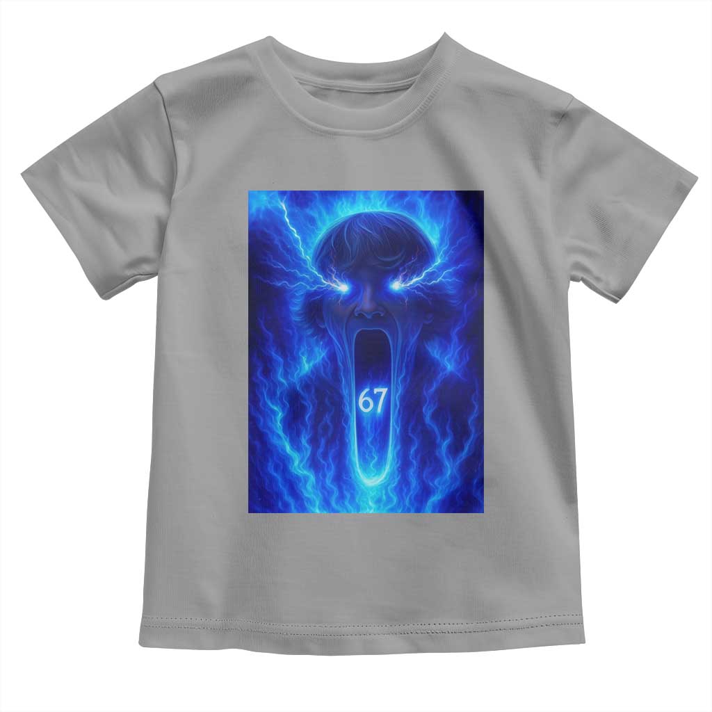 Six Seven Energy Overload Graphic Toddler T Shirt 67 Mason Kid Analog Horror Meme - Wonder Print Shop