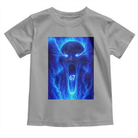 Six Seven Energy Overload Graphic Toddler T Shirt 67 Mason Kid Analog Horror Meme - Wonder Print Shop