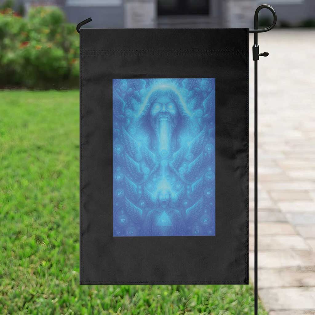 Divine 67 Meme Garden Flag Celestial Mason 6 7 Spiritual Six Seven Angelcore - Wonder Print Shop