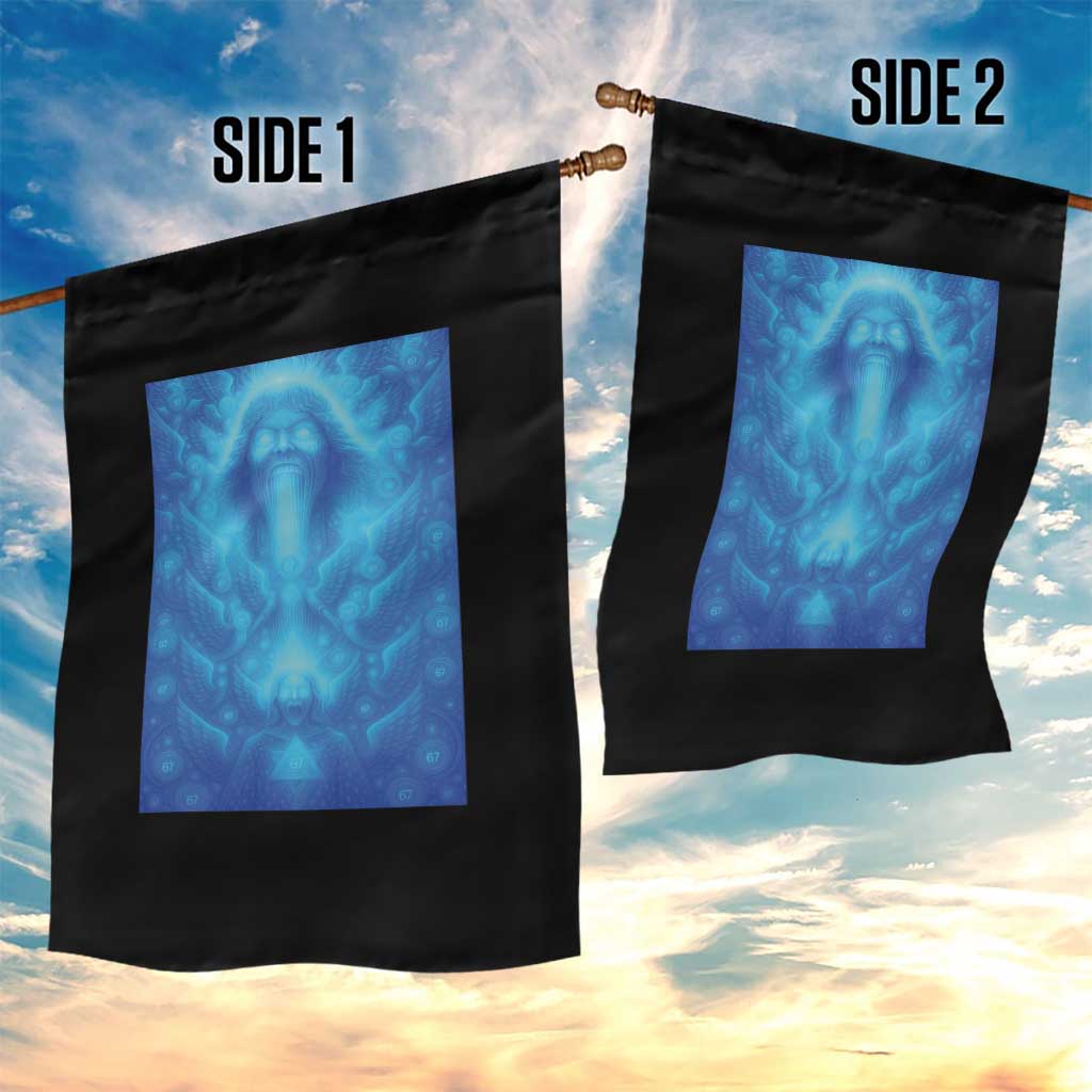 Divine 67 Meme Garden Flag Celestial Mason 6 7 Spiritual Six Seven Angelcore - Wonder Print Shop
