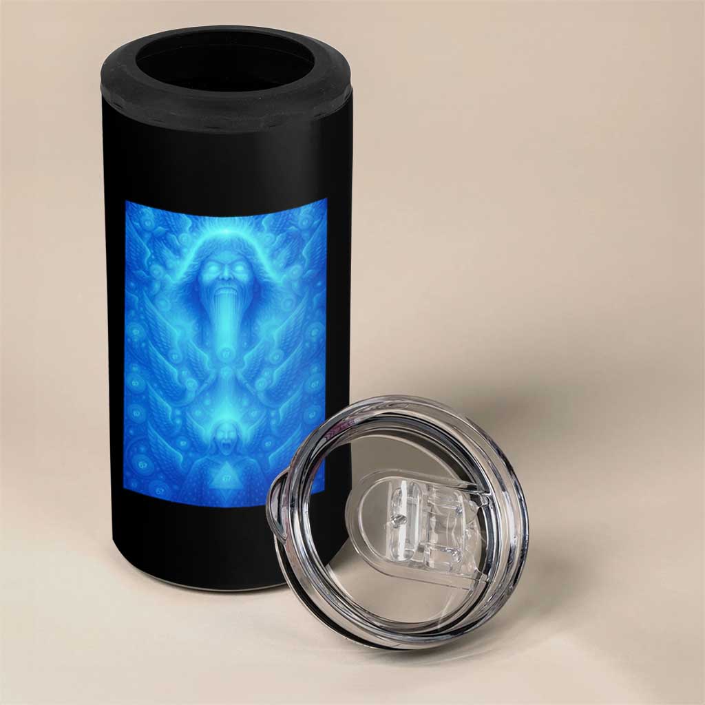 Divine 67 Meme 4 in 1 Can Cooler Tumbler Celestial Mason 6 7 Spiritual Six Seven Angelcore - Wonder Print Shop
