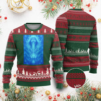 Divine 67 Meme Ugly Christmas Sweater Celestial Mason 6 7 Spiritual Six Seven Angelcore - Wonder Print Shop
