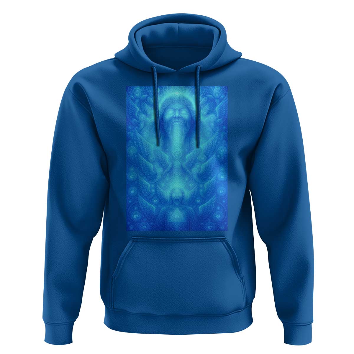 Divine 67 Meme Hoodie Celestial Mason 6 7 Spiritual Six Seven Angelcore - Wonder Print Shop