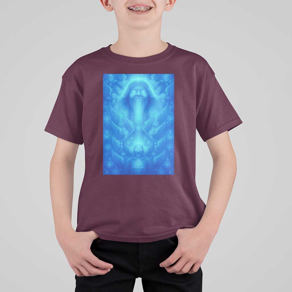 Divine 67 Meme T Shirt For Kid Celestial Mason 6 7 Spiritual Six Seven Angelcore - Wonder Print Shop