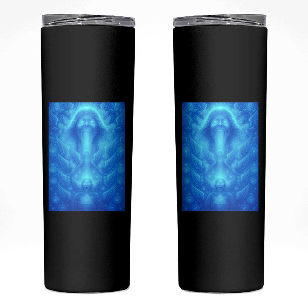 Divine 67 Meme Skinny Tumbler Celestial Mason 6 7 Spiritual Six Seven Angelcore - Wonder Print Shop