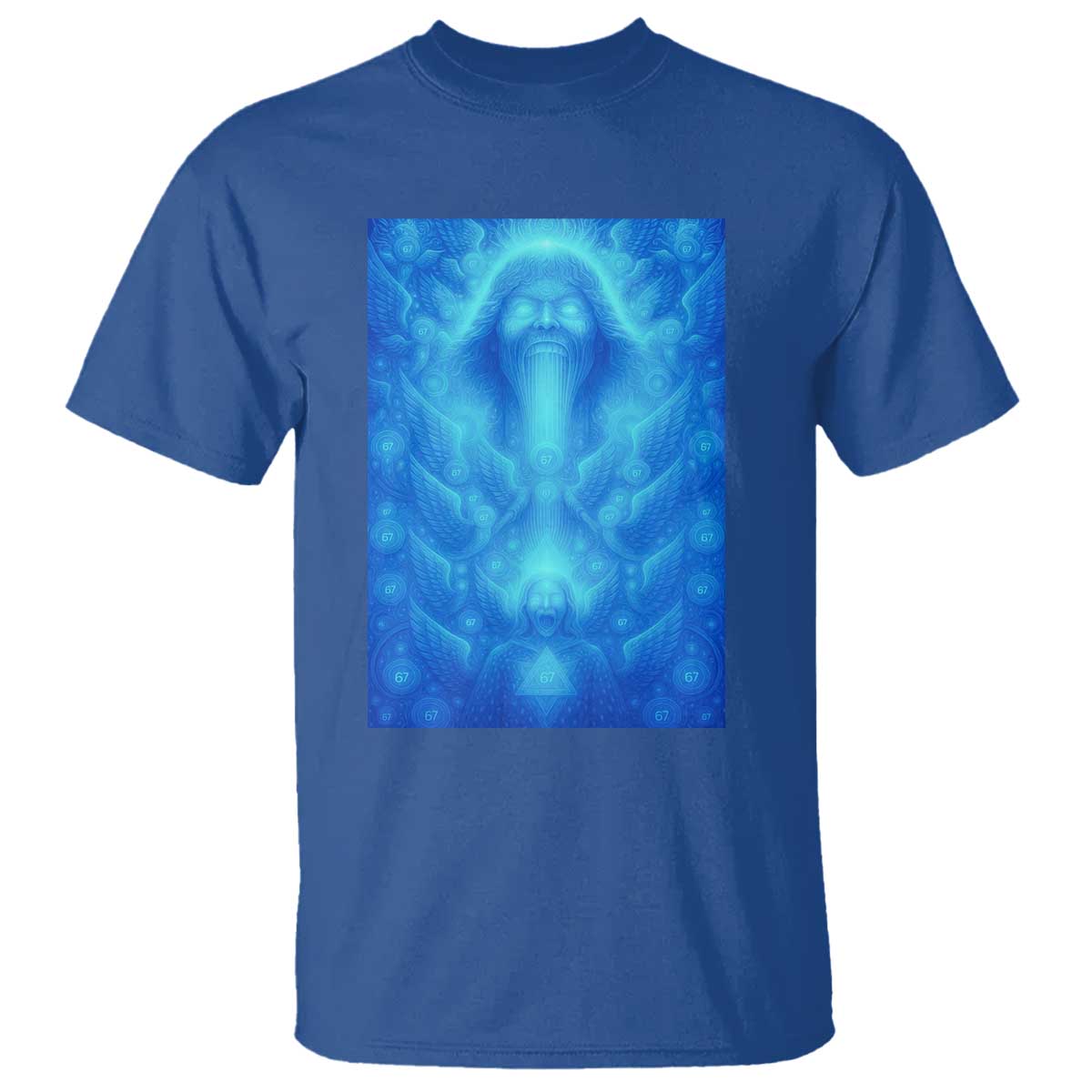 Divine 67 Meme T Shirt Celestial Mason 6 7 Spiritual Six Seven Angelcore - Wonder Print Shop