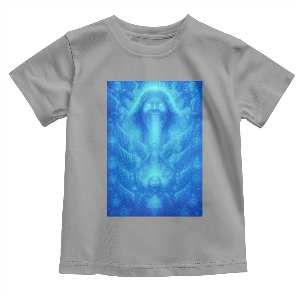 Divine 67 Meme Toddler T Shirt Celestial Mason 6 7 Spiritual Six Seven Angelcore - Wonder Print Shop